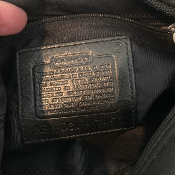 Coach nylon and leather trim mini bag - Picture 7 of 7